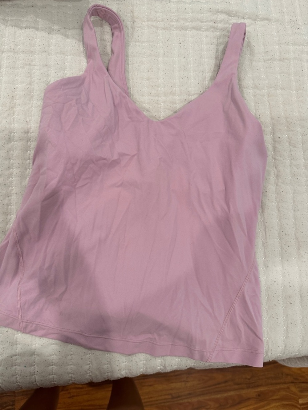 lululemon athletica Light Lavender V-Neck Tank